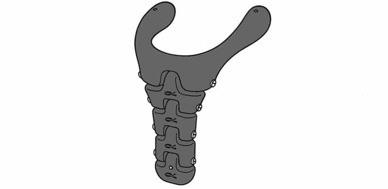 Plomb de cou pour apnée dynamique (marque C4)