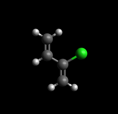 Molécule de chloroprène