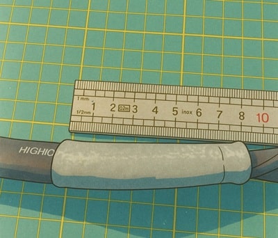 Illustration, retourner l'extrémité