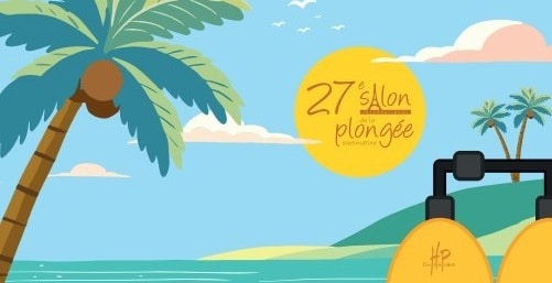 Affiche salon international plongée Paris 2026