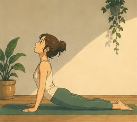 Yoga posture Cobra