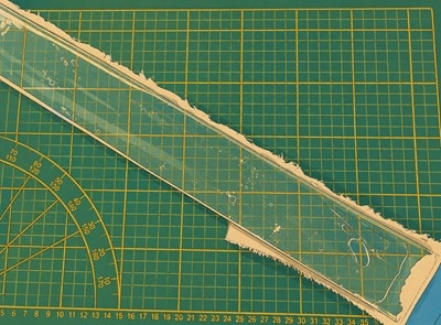 Premier essai d'un moulage en résine et fibre de verre