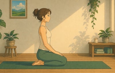 Yoga posture Seiza